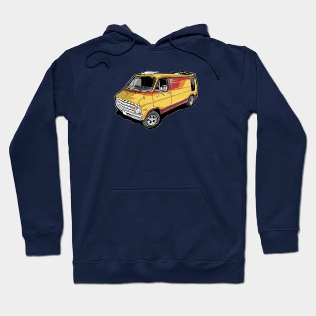 70s vans Hoodie by AMOS_STUDIO